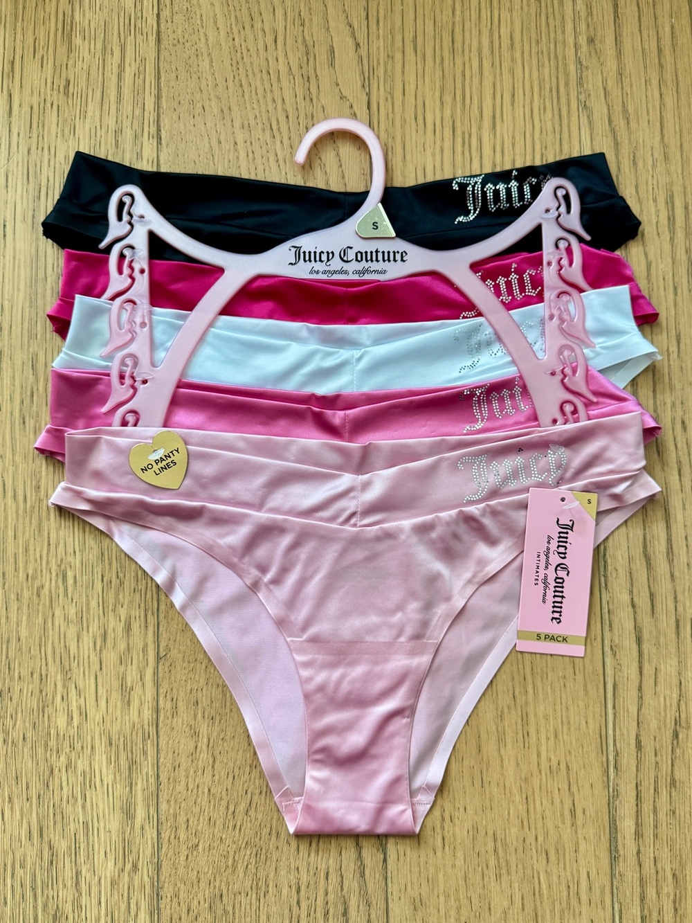 5 Juicy Couture Satin Underwear Size S